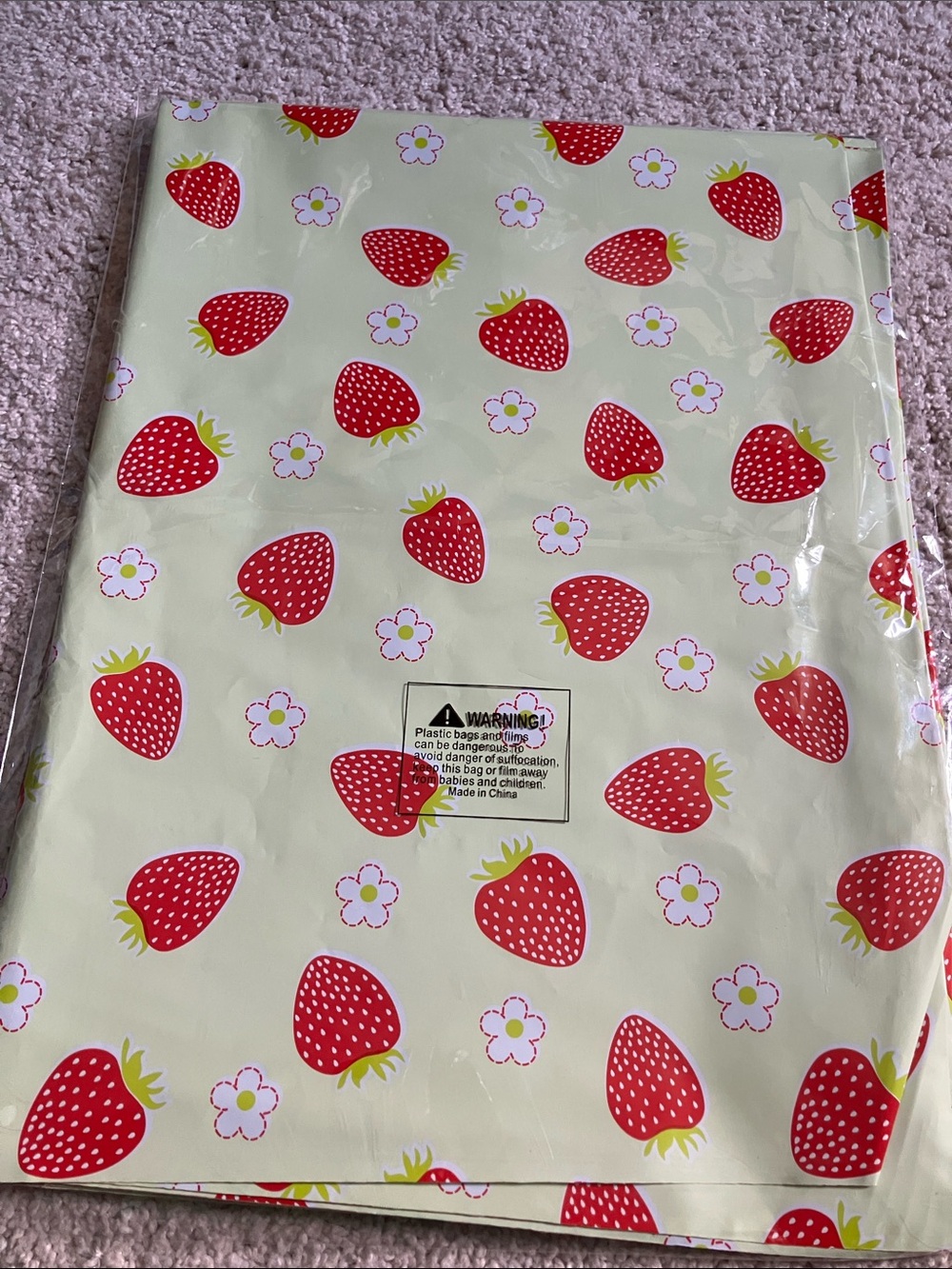 Strawberry Polymailers 14.5 x 19 Pack of 10 NWT - Picture 4 of 4